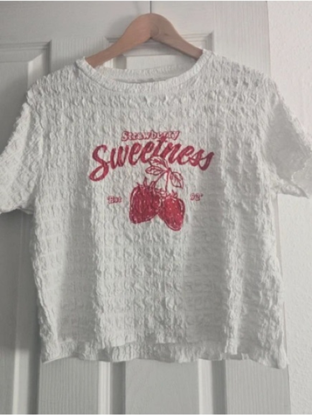 Polo by Ralph Lauren White Short Sleeve Tee with Pink Strawberry Graphic